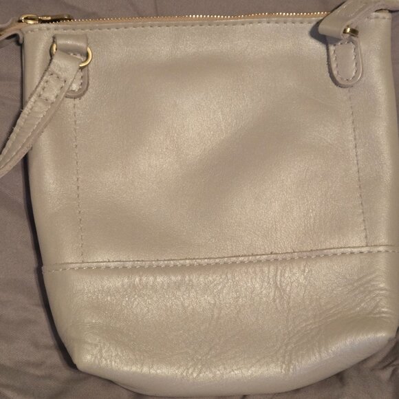 Almost Perfect Portland Leather Festival Bag - Pearl - Picture 3 of 16